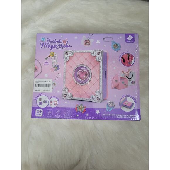 DIY Jewel Rings Stickers Pendent Making Kit for Little Girls Arts and Crafts - Picture 2 of 9